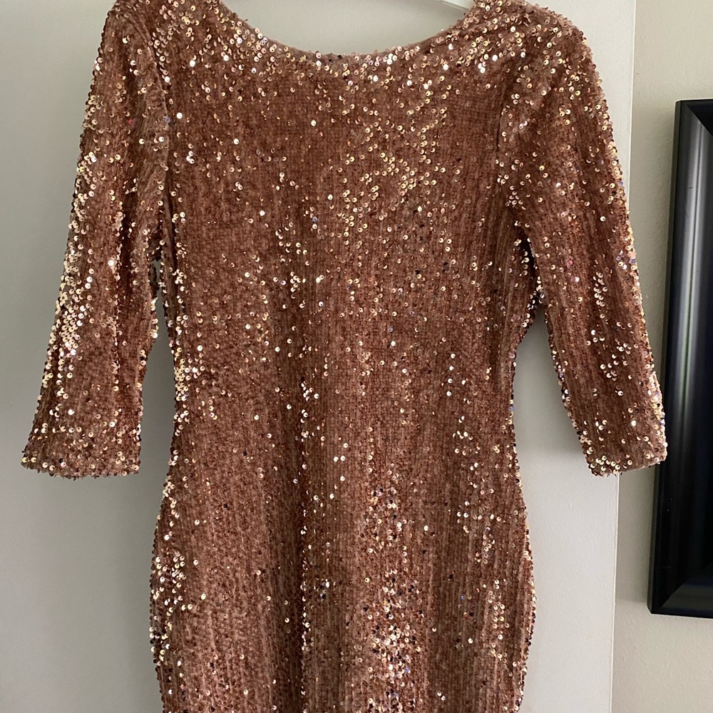 BOOHOO never used sequence party dress